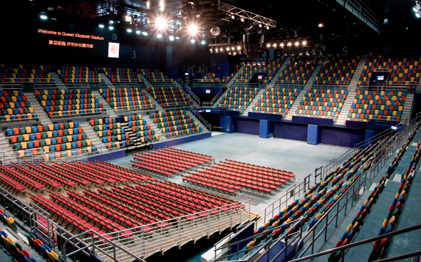 Arena in End-stage seating